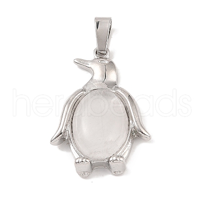 Natural Quartz Crystal Pendants G-A224-02P-03-1