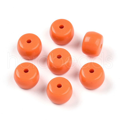Opaque Acrylic Beads SACR-T017-35H-1