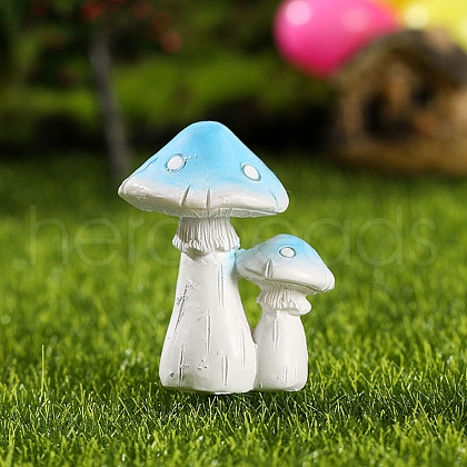 Resin Mushroom Ornaments PW-WG76247-03-1