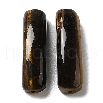 Natural Tiger Eye Connector Charms G-G095-01C-1