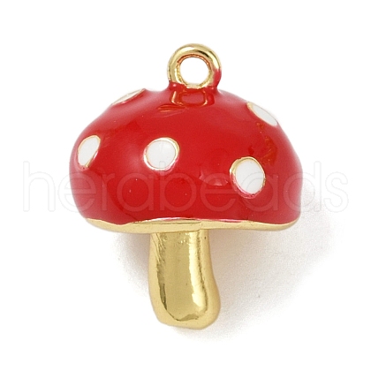 Brass Enamel Pendants KK-R224-15C03-G-1