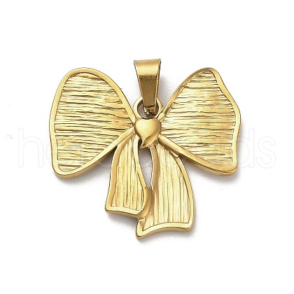 304 Stainless Steel Pendants STAS-Q343-22G-1
