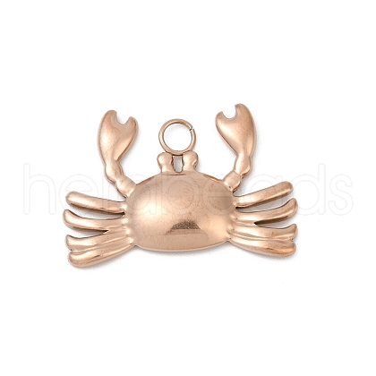 Ion Plating(IP) 304 Stainless Steel Pendants STAS-E182-08RG-1