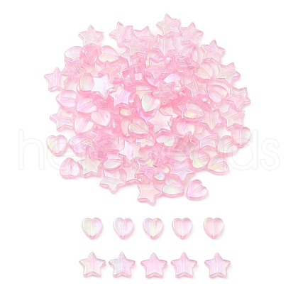 100Pcs 2 Style Eco-Friendly Transparent Acrylic Beads TACR-YW0001-86C-1