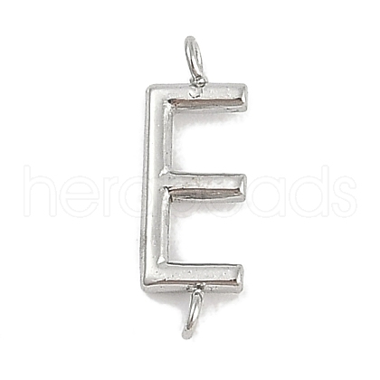 304 Stainless Steel Letter Connector Charms STAS-M108-01P-05-1