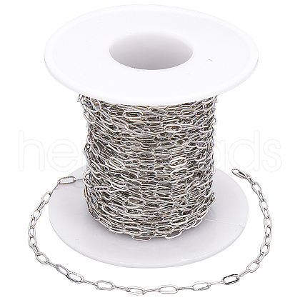 SOFPLATE 10M Brass Paperclip Chains CHC-SP0001-02P-1