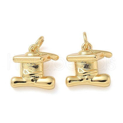 Rack Plating Brass Pendants KK-K392-53G-1
