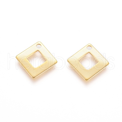201 Stainless Steel Charms STAS-I123-19G-1