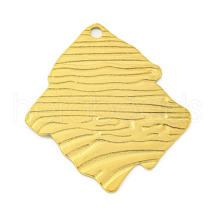 Ion Plating(IP) 304 Stainless Steel Pendants STAS-M001-02G-1