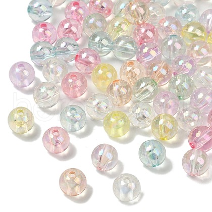 Transparent Acrylic Beads OACR-B031-06-10mm-1