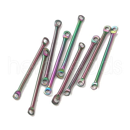 Ion Plating(IP) 304 Stainless Steel Connector Charms STAS-Q323-04E-MC-1