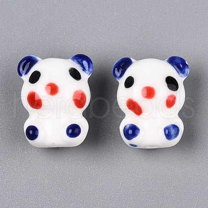 Handmade Porcelain Bead Strands PORC-N011-02C-1