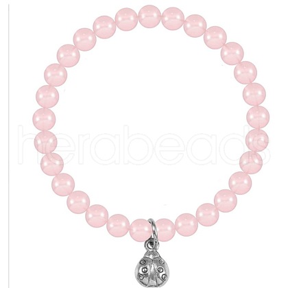 Fashion Natural Jade Beads Stretch Bracelets QY2485-3-1