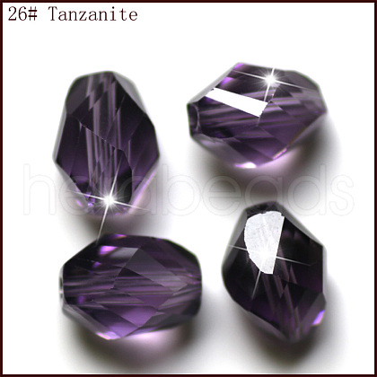 Imitation Austrian Crystal Beads SWAR-F077-13x10mm-26-1