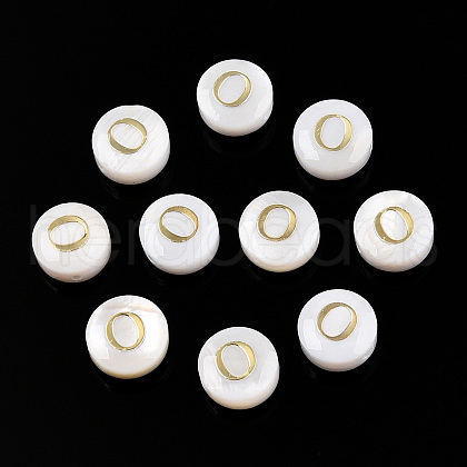 Natural Freshwater Shell Beads SHEL-N036-01O-1