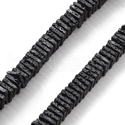Natural Lava Rock Beads Strands G-H303-C17-1