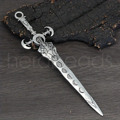 Sword Alloy Hair Sticks PW-WG0728D-03-1