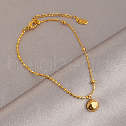 Stainless Steel Charms Anklets WG148E2-03-1