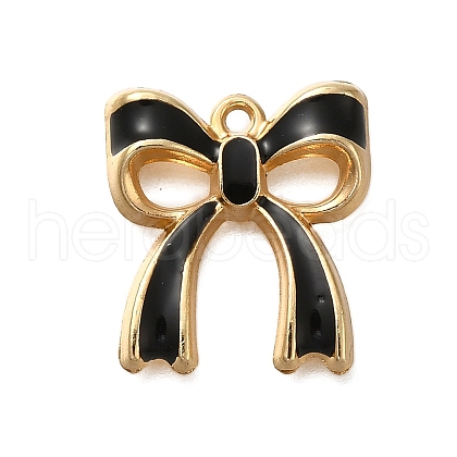 Rack Plating Alloy Enamel Pendants ENAM-S021-04G-F-1