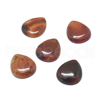 Natural Crackle Agate Pendants G-L533-39-1