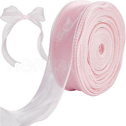 Polyester Organza Ribbons SRIB-WH20020-003A-04-1