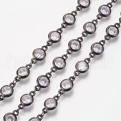 Handmade Glass Beaded Chains AJEW-F026-03B-1