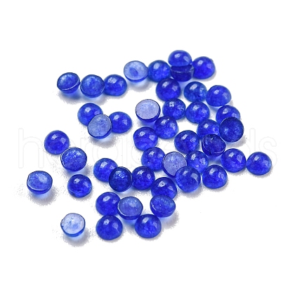Natural White Jade Dyed Cabochons G-H309-02-04-1