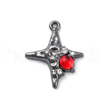 Gothic Rack Plating Alloy Pendants PALLOY-V002-12B-02-1