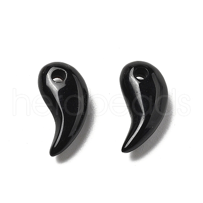 Natural Black Onyx Pendants G-L620-B05-02-1