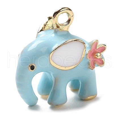 Alloy Enamel Pendants ENAM-B059-02B-1