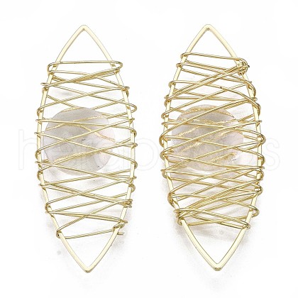 Eco-Friendly Iron Pendants IFIN-R245-04-NR-1