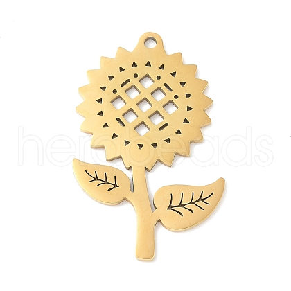 304 Stainless Steel Big Pendants STAS-Z132-01G-1