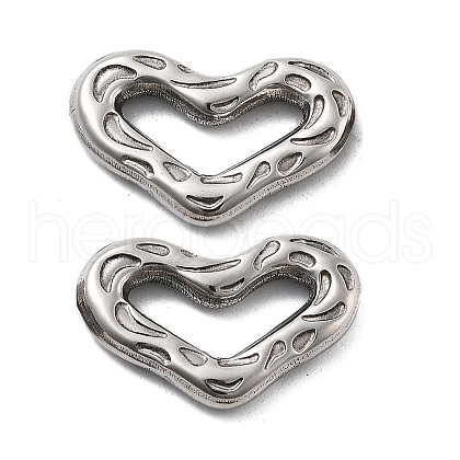 304 Stainless Steel Pendants STAS-V002-08P-1
