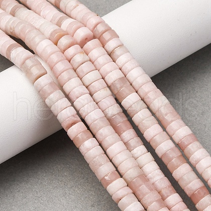 Natural Pink Opal Beads Strands G-L624-I18-3x6mm-1