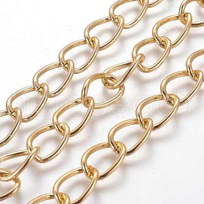 3.28 Feet Decorative Chain Aluminium Twisted Chains Curb Chains X-CHA-M001-16-1