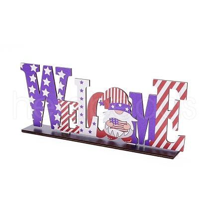 Natural Wood Desktop Ornament DJEW-C007-06-1