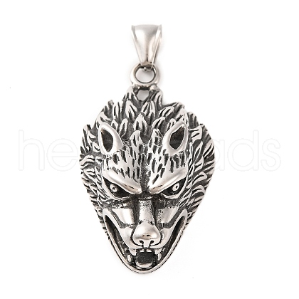 316 Surgical Stainless Steel Pendants STAS-Z073-39AS-1