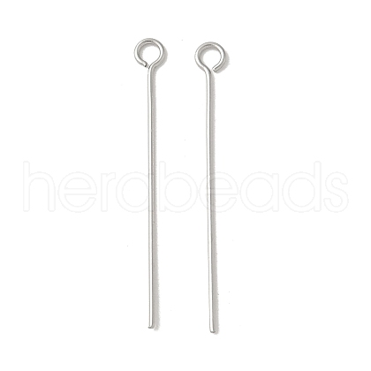 304 Stainless Steel Eye Pins STAS-K293-13P-0.6x30mm-1