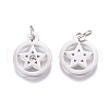 316 Surgical Stainless Steel Charms STAS-L242-04P-2