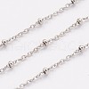 Tarnish Resistant 304 Stainless Steel Cable Chains CHS-K003-01P-0.5MM-1