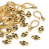 Tibetan Style Hook and Eye Clasps GLF1278Y-3