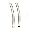 Non-Tarnish 304 Stainless Steel Tube Beads STAS-B047-27H-P-1