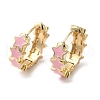 Star Real 18K Gold Plated Brass Hoop Earrings EJEW-L268-013G-04-1