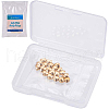 BENECREAT Brass Beads KK-BC0004-18G-4