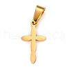 304 Stainless Steel Pendants STAS-P253-12G-1