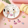 Cheriswelry 30Pcs 15 Styles Transparent Resin Pendants RESI-CW0001-21-8