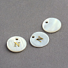 Freshwater Shell Pendants SSHEL-S249-N-2