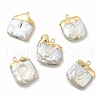 Baroque Natural Keshi Pearl Pendants PEAR-P004-27KCG-1