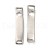 Tarnish Resistant 201 Stainless Steel Connector Charms STAS-D244-31P-D-2