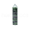 Point Tower Natural Ruby in Zoisite Home Display Decoration PW-WG48084-02-2